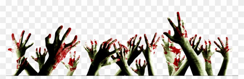 Manos Zombies Png - Choripan Y Vino, Transparent Png - 1280x369(#333106) - PngFind