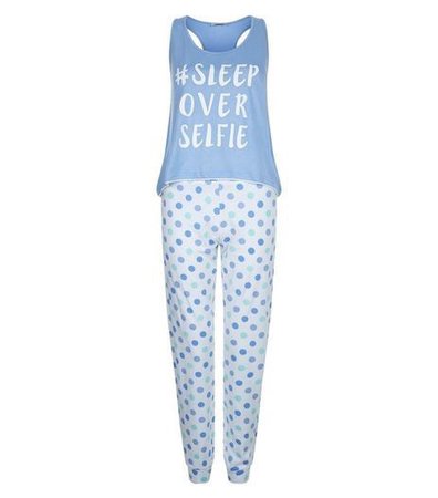 “#SleepOverSelfie” Pajama Set