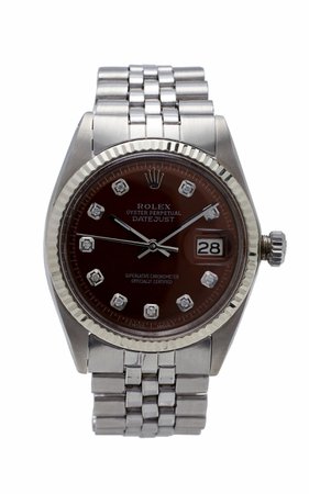Vintage Watches Rolex Datejust 36mm Rootbeer Pearlized Diamond Dial