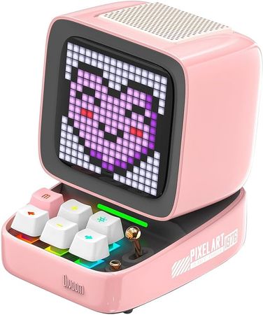 Amazon.com: Divoom Ditoo Programmable Pixel Art LED-Bluetooth-Speaker Showing-Clock Emoji DIY Design for Home Wedding Party Decoration with Wireless App Control (Green) : Electronics