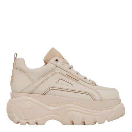 Lupe Chunky Bubble Platform Sneaker | Neutral Leather | Windsor Smith Shoes