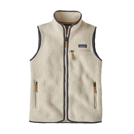 Patagonia fuzzy vest jacket