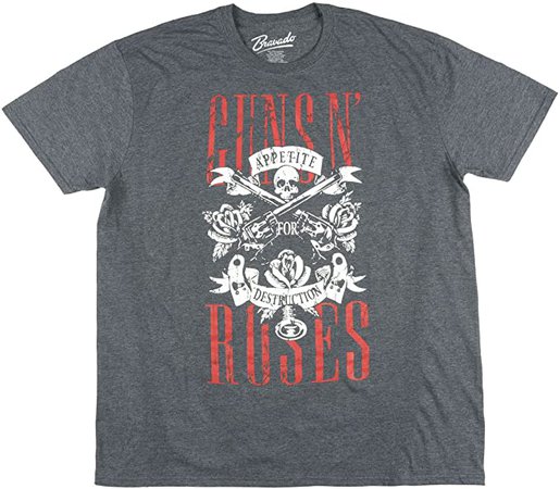 Amazon.com: Guns N Roses Appetite for Destruction Graphic T-Shirt - Medium: Clothing