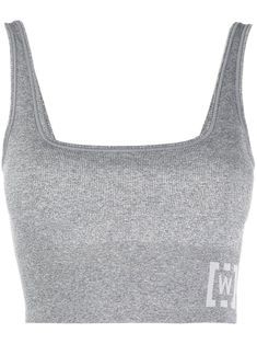 grey sports bra
