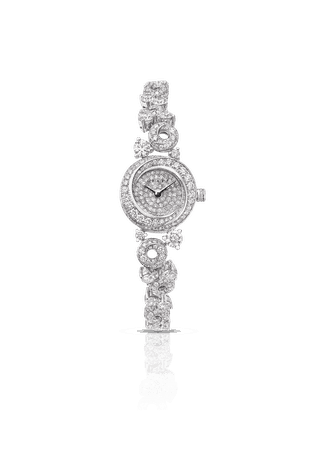 Spiral Jewellery Timepiece, Fully-Set Diamond | Graff