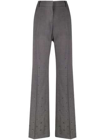Nº21 rhinestone embellished straight-leg trousers - Farfetch