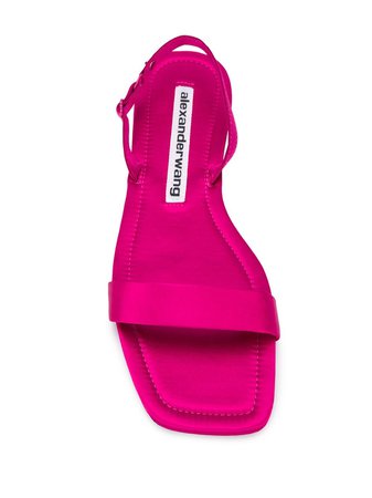 Alexander Wang Ryder Folding Flat Sandals 30C120B059 Pink | Farfetch