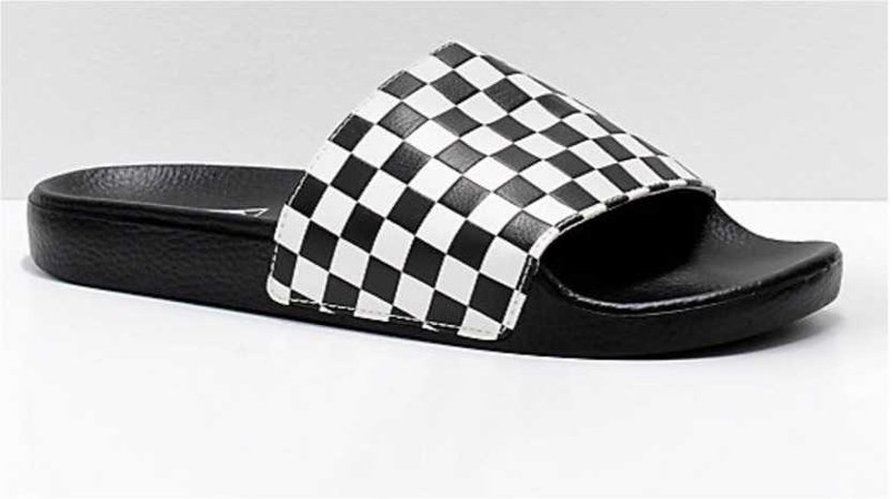 checker vans sandal
