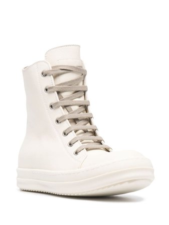 Rick Owens high-top Leather Sneakers - Farfetch