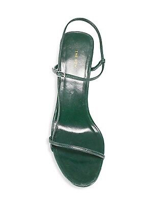 forest green The Row barely there sandal