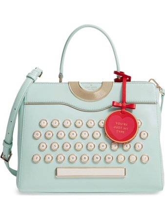 Light blue kate spade typewriter bag