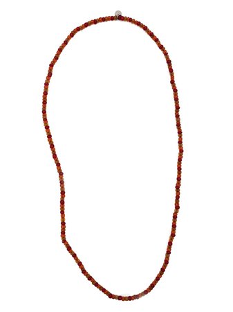 Tateossian logo-plaque Bead Necklace
