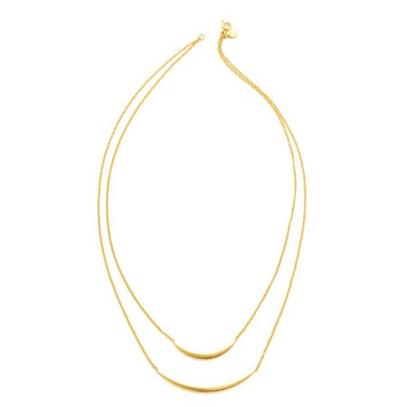 Gorjana Double Crescent Layer Necklace | Muse Boutique Outlet – Muse Outlet