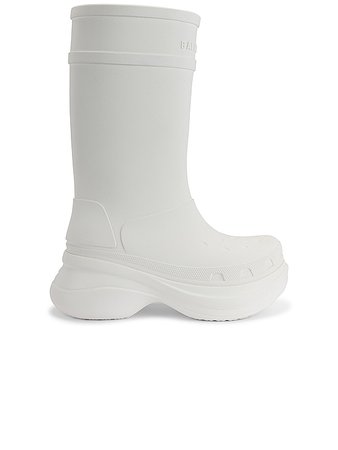 Balenciaga Crocs Boots in White | FWRD
