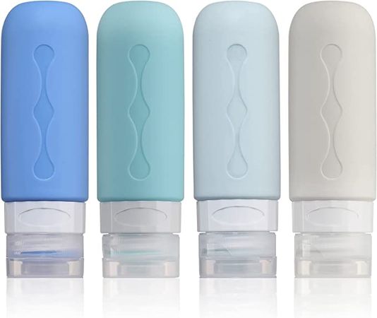 Amazon.com: Gemice Travel Bottles for Toiletries Tsa Approved Travel Size Containers BPA Free Leak Proof Travel Tubs Refillable Liquid Travel Accessories for Cometic Shampoo and Lotion Soap : Beauty & Personal Care