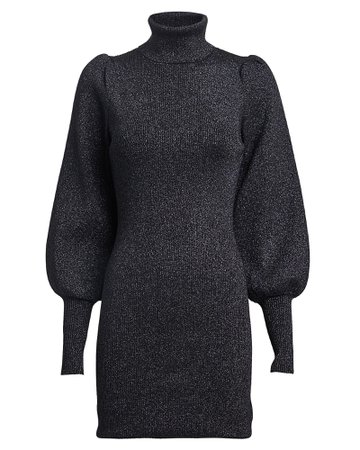 A.L.C. | Audrey Lurex Turtleneck Sweater Dress | INTERMIX®