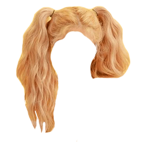 Orange Blonde Hair PNG