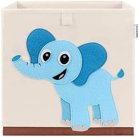 Amazon.com: CLCROBD Foldable Animal Cube Storage Bins Fabric Toy Box/Chest/Organizer for Kids Nursery, 13 inch (Llama): Home & Kitchen