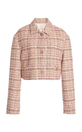 Cropped Tweed Jacket By Valentino Garavani | Moda Operandi
