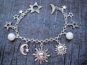 star and moon charm bracelet - Google Search