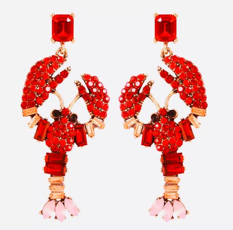 Lobster earrings | bellybasketfantastic