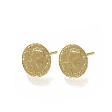 coin earring - Google Search