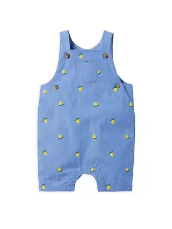 Shop Janie and Jack Baby's Lemon Oxford Overalls | Saks Fifth Avenue