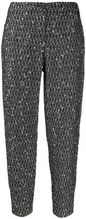 Pre-Owned bouclé cropped trousers