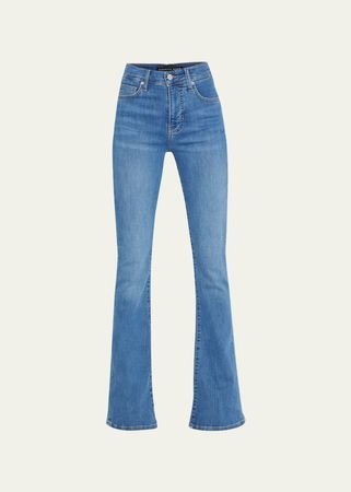 Veronica Beard Jeans Beverly Slim Flared Jeans - Bergdorf Goodman