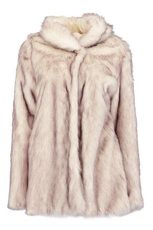 Boutique Hooded Faux Fur Coat | Boohoo