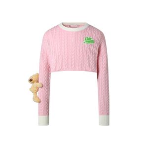 Peach Bear Short Sweater - 13DeMarzo