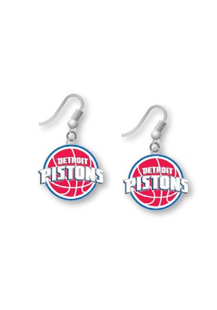 Detroit Pistons Dangle Womens Earrings - 9120501