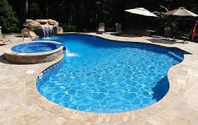 pool with hot tub - Google Search