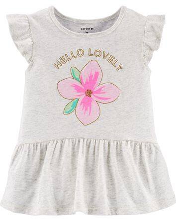 Baby Girl Graphic Tees | Carter's | Free Shipping