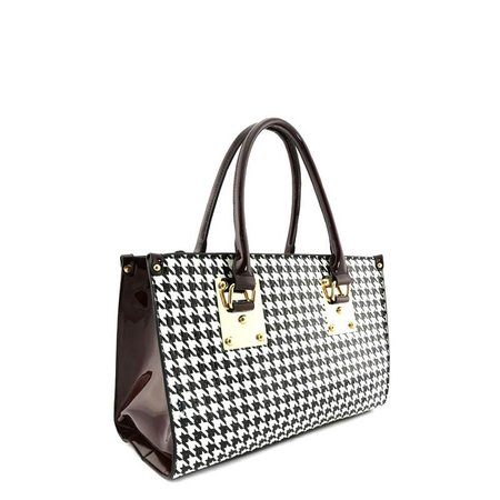houndstooth tote bag - Google Search