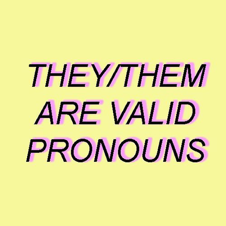 they/them pronouns