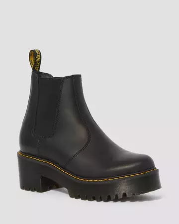 Rometty Wyoming Leather Platform Chelsea Boots | Dr. Martens