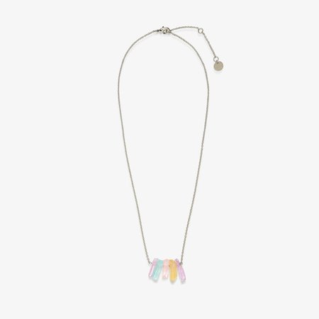 Rainbow Crystal Necklace | Pura Vida Bracelets