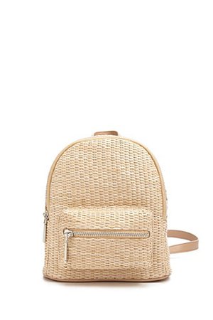 Basketweave Mini Backpack | Forever 21