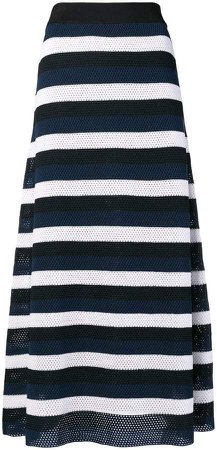 striped knit skirt