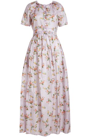 Dean Floral Printed Cotton Dress Gr. US 2