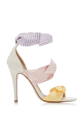Bow Tie High Heel Sandals by Gia Couture for Luisa Beccaria | Moda Operandi