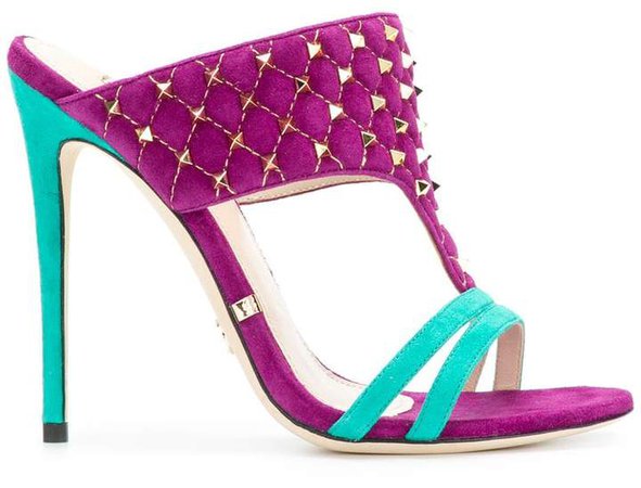 Gianni Renzi colour-block sandals