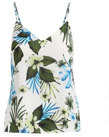 Tropical Print Strappy Camisole