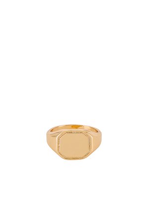 Ettika Signet Ring in Gold | REVOLVE