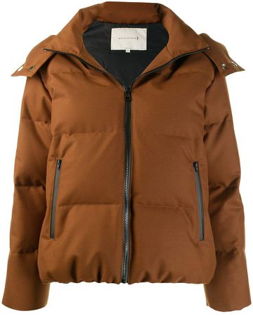CULRAIN Brown Wool & Mohair Down Jacket LDH-1001