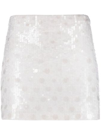 P.A.R.O.S.H. sequin-embellished Mini Skirt - Farfetch