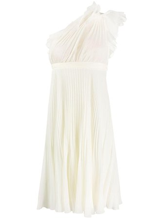 Giambattista Valli One-shoulder Pleated Dress | Farfetch.com