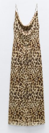 Zara leopard dress