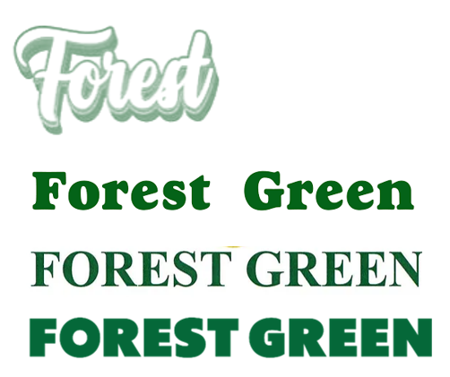 Forest Green Words